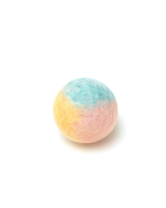 Wool dog ball